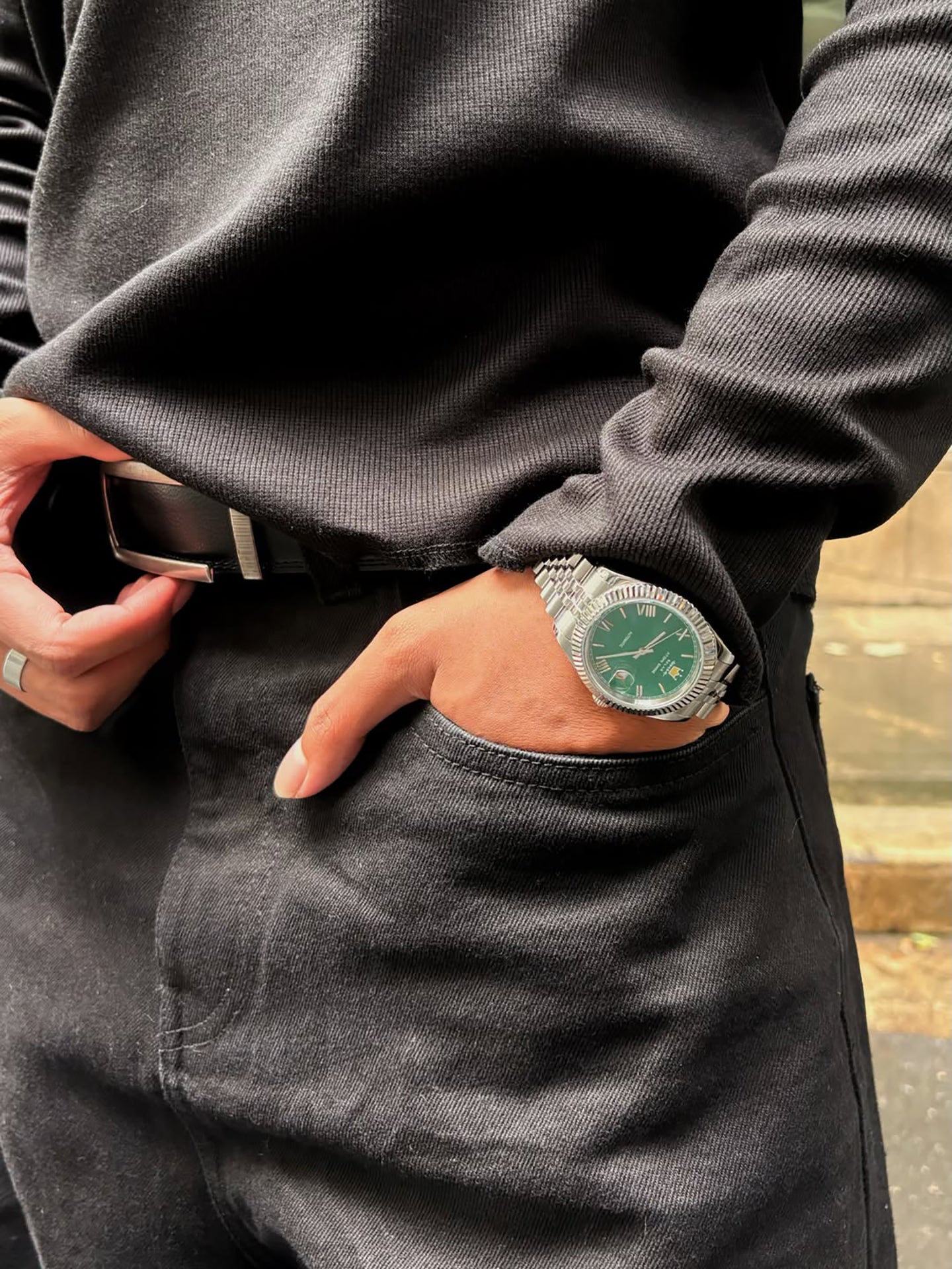Eondate Maxi Classic Green Automatic Watch