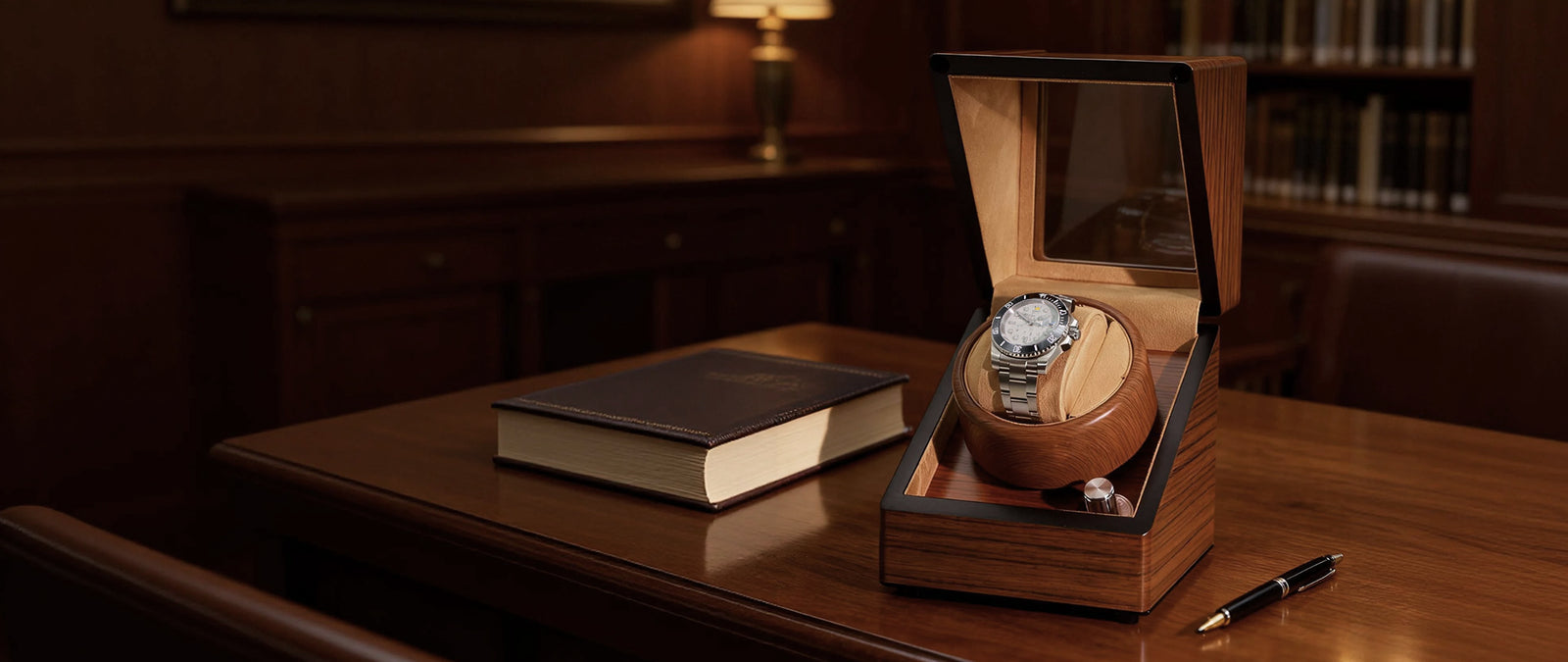 WOOD WATCH WINDER details