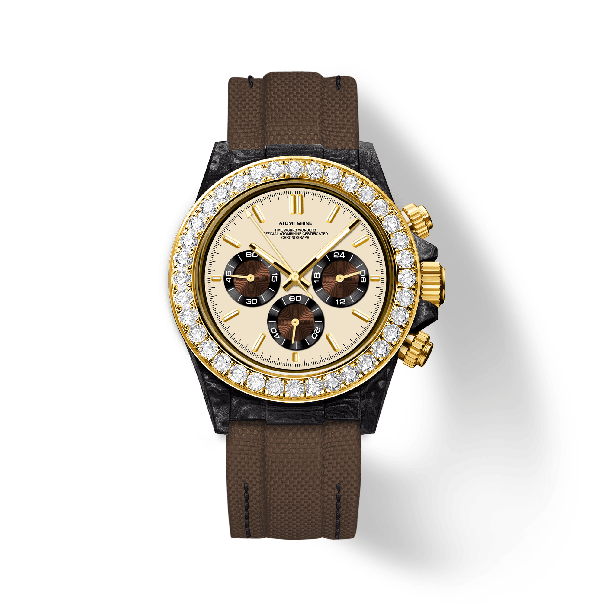 MONTRE DIAMANT EN FIBRE DE CARBONE VELOCIREX