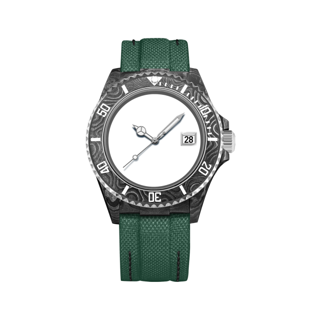SILVER HYDROCORE CARBON FIBER WATCH CUSTOMIZE