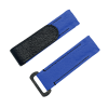 NYLON VELCRO WATCH STRAP (Blue & Black Stitching)