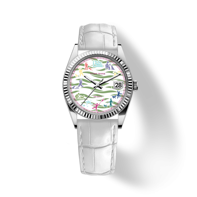 EONDATE CLASSIC LEATHER WATCH