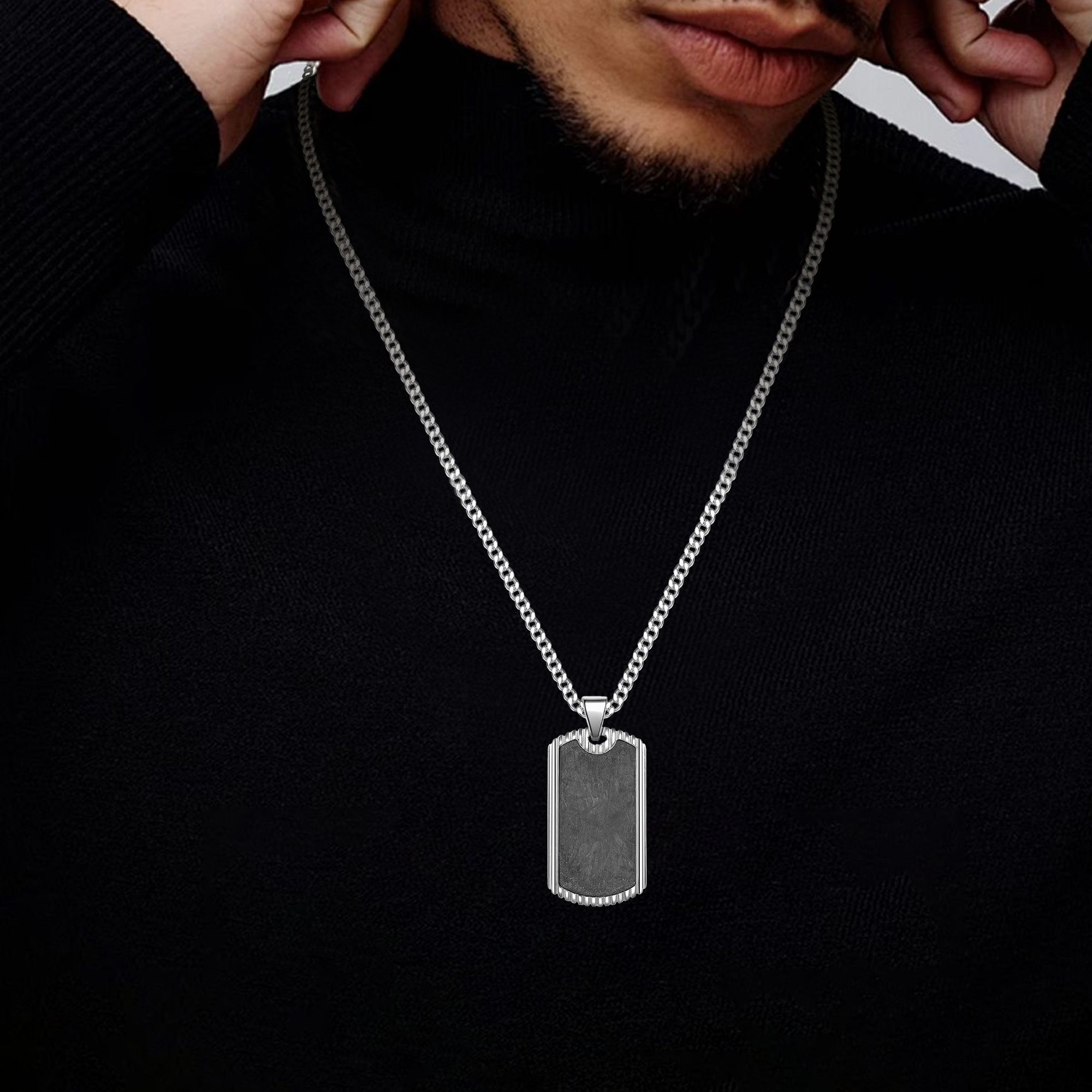 JOHN DOE CARBON FIBER TAG