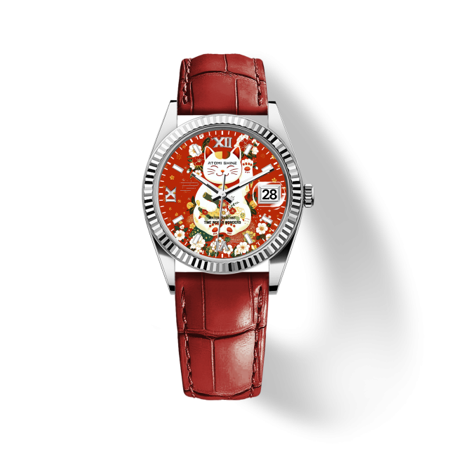 EONDATE CLASSIC LEATHER WATCH