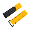 NYLON VELCRO WATCH STRAP (Yellow & Black Stitching)