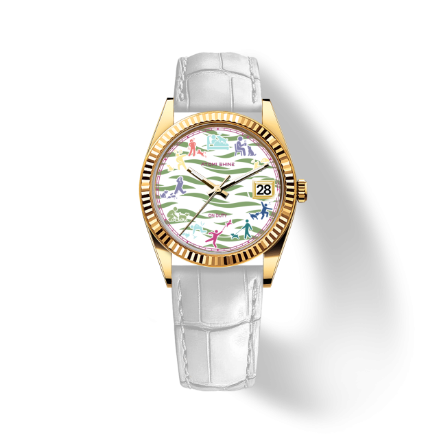 EONDATE CLASSIC LEATHER WATCH